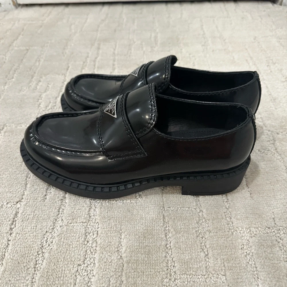 Prada Men's Black Slip-On Loafers - Picture 3 of 6